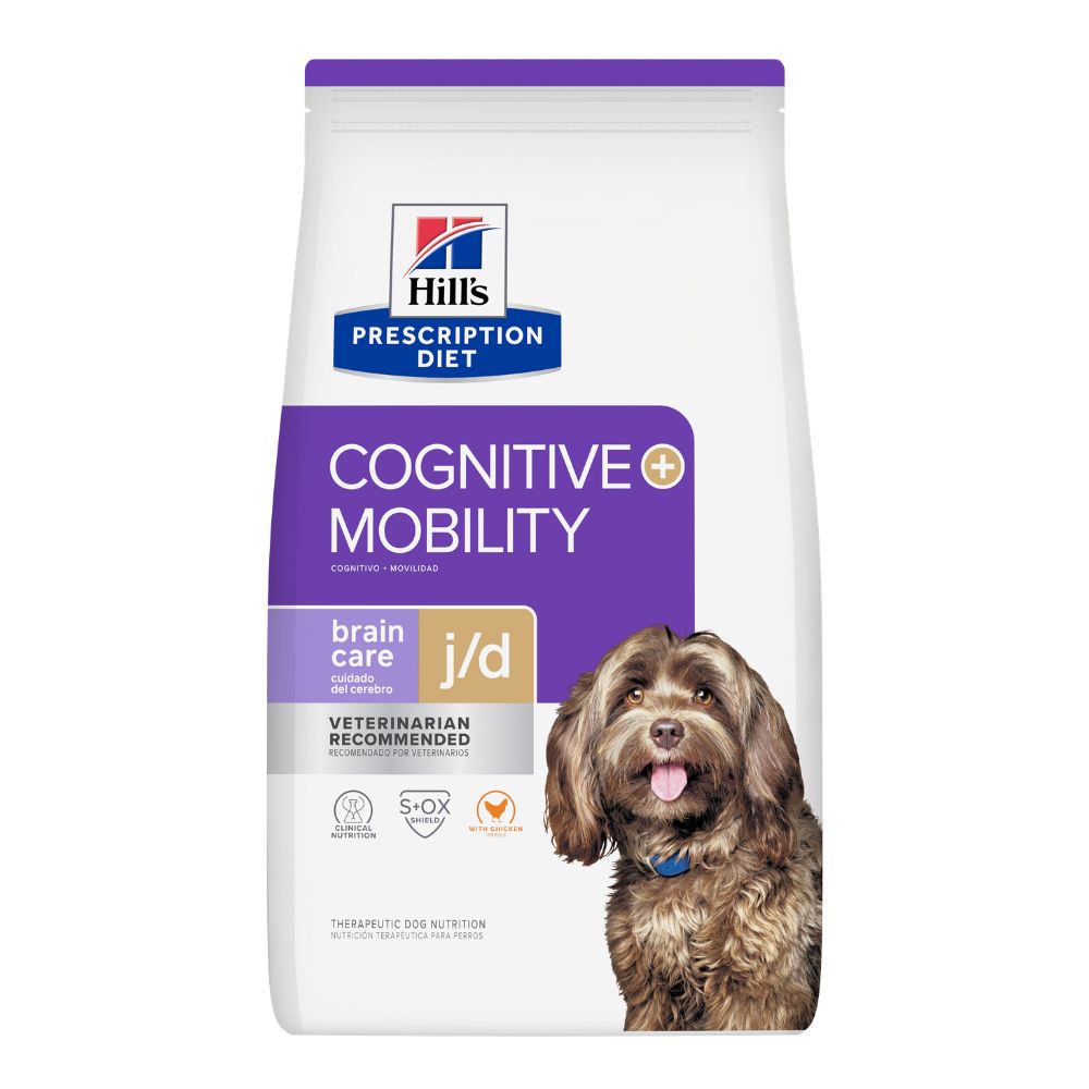 Hills Prescription Diet Brain Care + j/d Mobility Dry Dog Food 