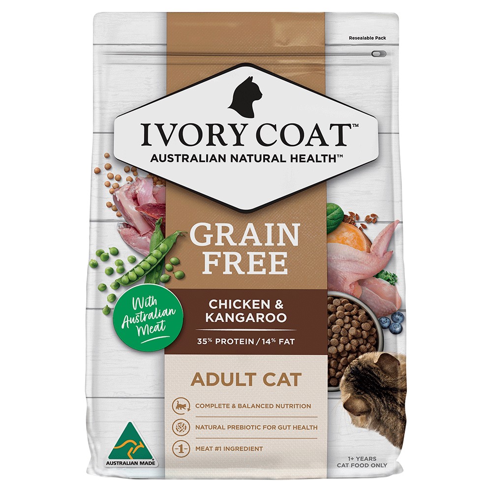 Ivory Coat Adult Cat Grain Free Chicken and Kangaroo