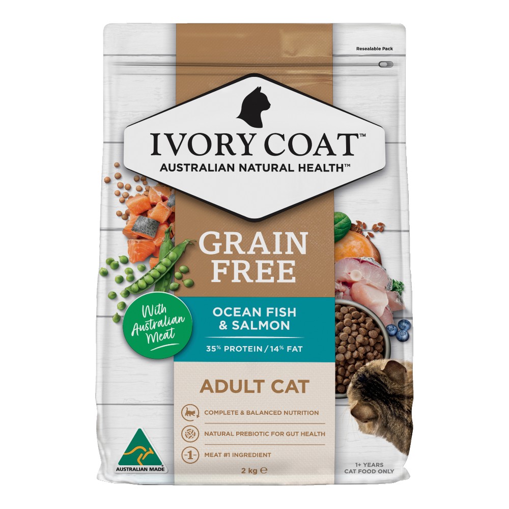 Ivory Coat Adult Cat Grain Free Ocean Fish and Salmon