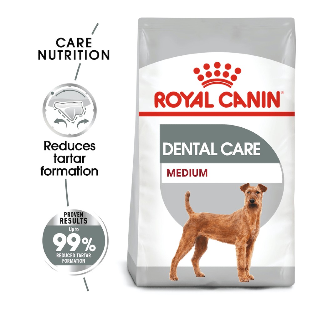 Het is de bedoeling dat interval verkoopplan Royal Canin Medium Dental Care Dog Food