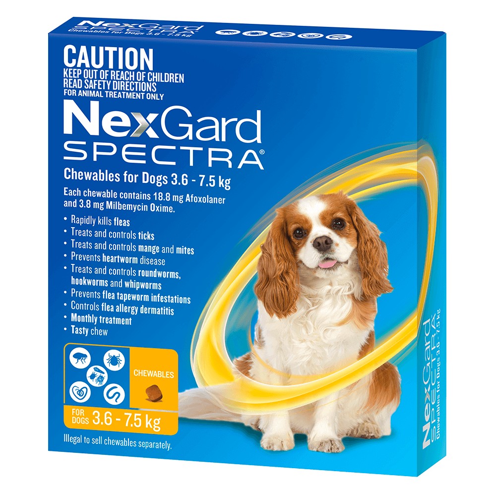 NexGard Spectra Small Dog 3.6-7.5kg