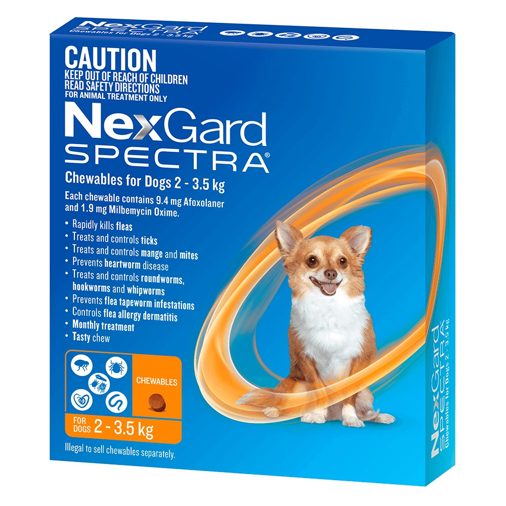 NexGard Spectra Extra Small 23.5kg