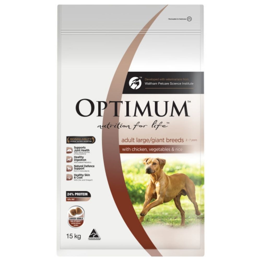 Optimum Adult Large Breed Chicken, Rice and Vegetables
