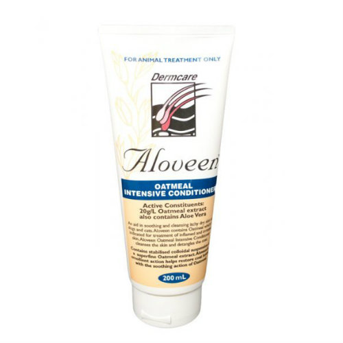 Dermcare Oatmeal Aloveen Conditioner for Dogs & Cats Sensitive Skin Aloe Vera - Picture 6 of 9