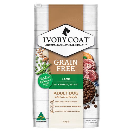 Ivory Coat Grain Free Adult Dog Large Breed Lamb