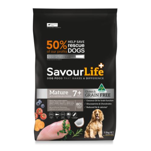 SavourLife Grain Free Mature 7+ Chicken Dog Food