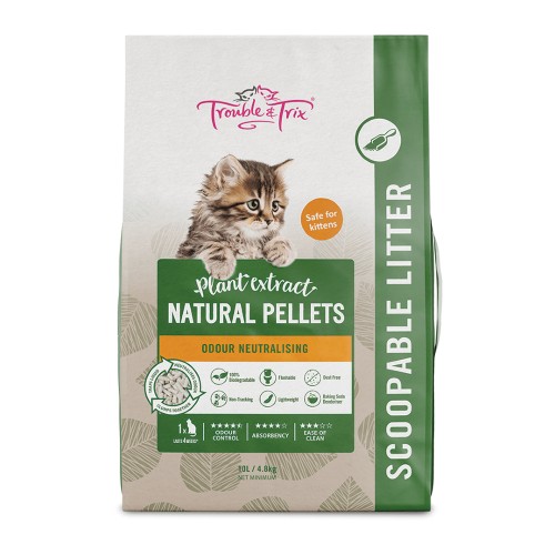 Trouble & Trix Natural Pellets Flushable Litter