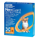NexGard Spectra Extra Small 1.35-3.5kg
