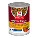 Hills Science Diet Adult 7+ Senior Healthy Cuisine Chicken and Carrot Stew Canned Dog Food