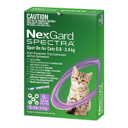 NexGard Spectra Small Cats 0.8-2.4kg Purple