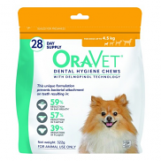 Oravet Dental Chews Extra Small up to 4.5kg