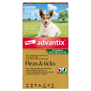 Advantix Puppies and Small Under 4kg Green