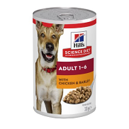 Hills Science Diet Adult Chicken and Barley Canned Dog Food