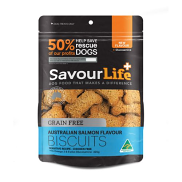 Savourlife Natural Treats Grain Free Salmon Flavour Biscuits