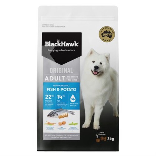 Black Hawk Dog Food Adult Fish and Potato