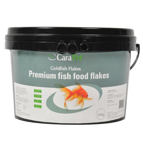 Cara Pet Goldfish Fish Food Flakes Bulk Pack