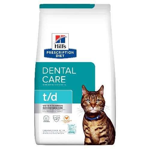 Hills Prescription Diet t/d Dental Care Dry Cat Food