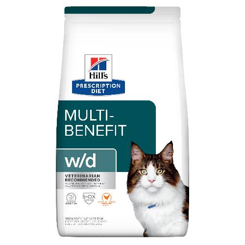 Hills Prescription Diet w/d Multi-Benefit Dry Cat Food