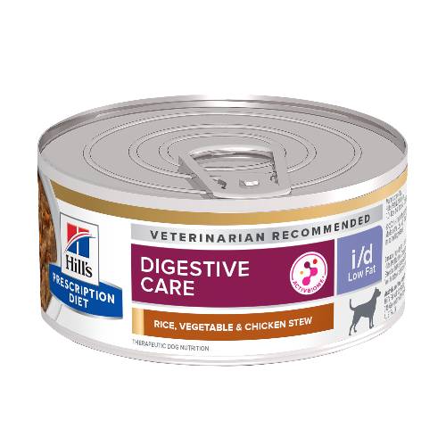 Hills Prescription Diet i/d Low Fat Digestive Care Chicken Vegetable Stew Canned Dog Food