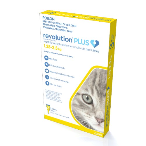Revolution Plus Kitten and Small Cat 1.25-2.5kg