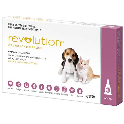 Revolution Mauve/Pink for Puppies and Kittens