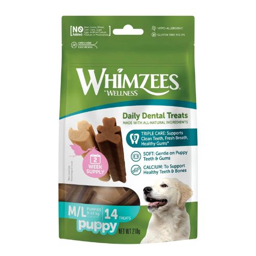 Whimzees Puppy Medium/Large Breed Dental Treats