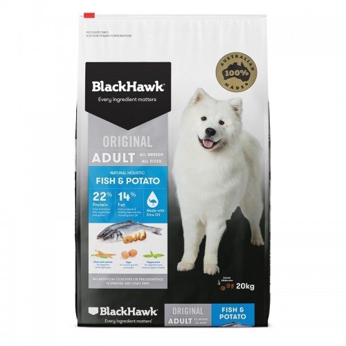Black Hawk Dog Food Adult Fish and Potato