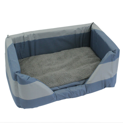 Walled Dog Bed in Blue
