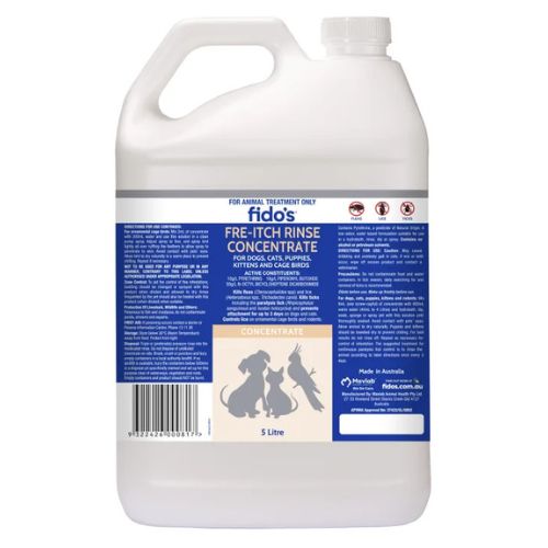 Fido's Free-Itch Rinse Concentrate for Dogs, Cats, Puppies, Kittens - Picture 7 of 10