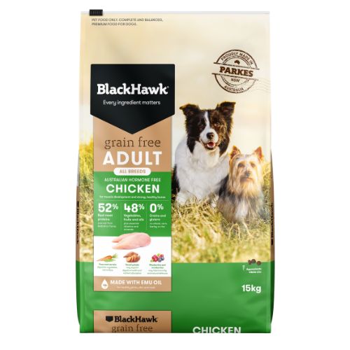 Black Hawk Adult Dog Food Grain Free Chicken