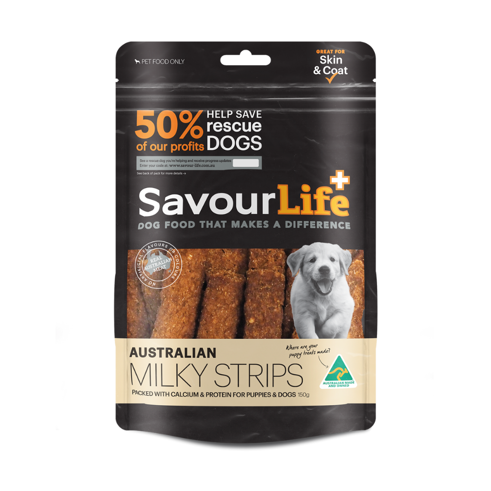 SavourLife Natural Treats Australian Milky Strips