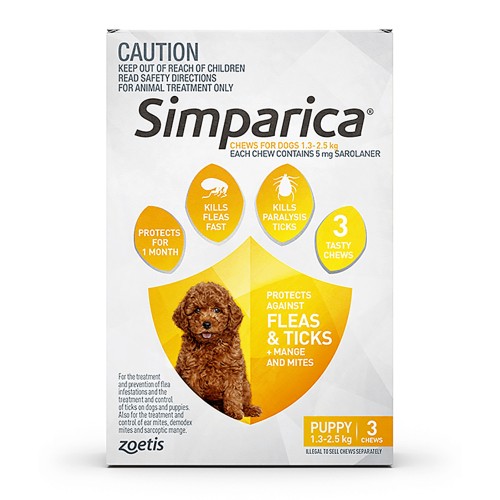 Simparica Puppy 1.3-2.5kg
